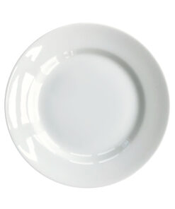 BAS Vit, Tallrik 24 cm m bräm