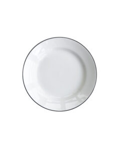 NATUR Snövit, Tallrik 18 cm m bräm