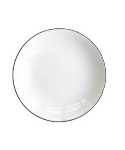 NATUR Snövit, Tallrik 22 cm u bräm