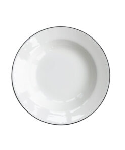 NATUR Snövit, Tallrik 23 cm, djup