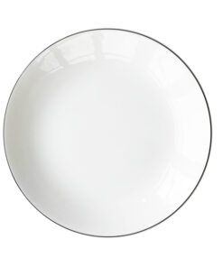 NATUR Snövit, Tallrik 24 cm u bräm