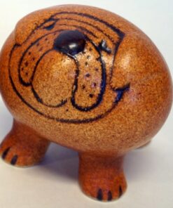 Lisa Larson - Lillkennel Bulldog, brun